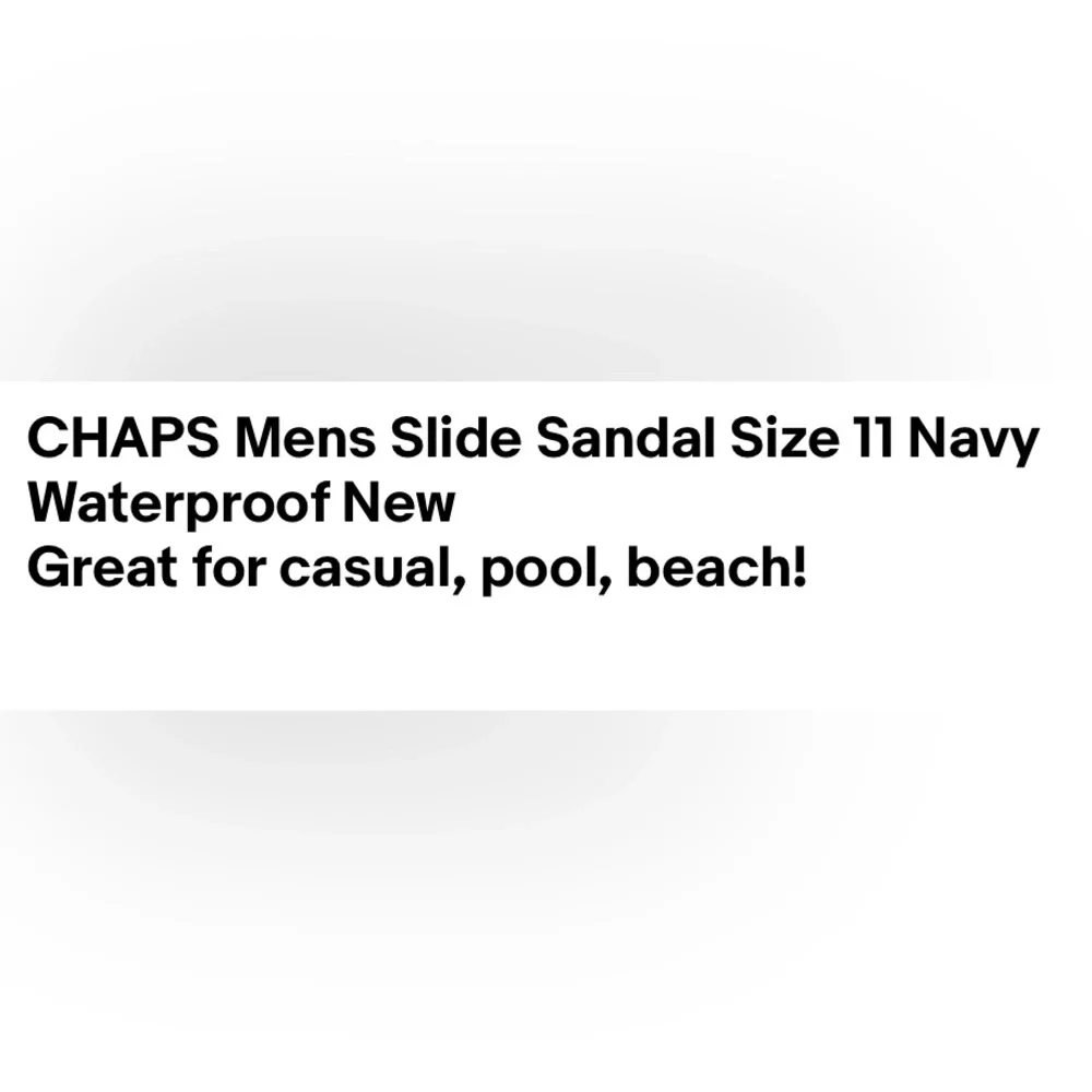 Chaps mens slide